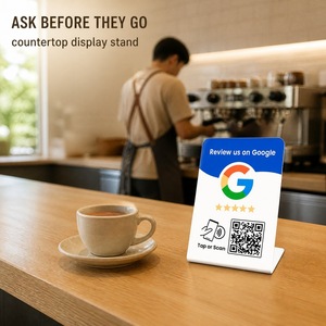Support <span class=keywords><strong>de</strong></span> Table en Acrylique NFC pour Code QR <span class=keywords><strong>Google</strong></span> Review et Menu – Idéal pour Restaurants, Hôtels, Cafés, Bars – Personnalisable et Sans Contact Intelligent - Product Image 3