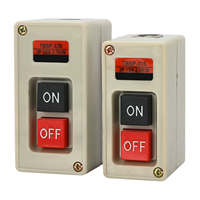 Interrupteur à bouton-poussoir mécanique ABS 3P 3,7KW 15A 250V avec panneau sans LED IP40, borne à vis pour appareils électroménagers TBSP-315