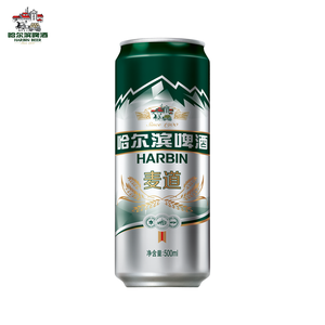 Chine : Bière HARBIN RICH MALT LAGER de qualité supérieure en gros, 500 ml/canette * 12, 11 ° P Grandes exportations de blé riche en arômes de Chine - Product Image 1