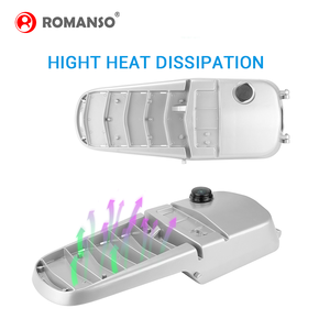 Capteur de cellule photoélectrique CE EPR RoHS LM80 IES 50W 100W 200W LED éclairage de rue corps de lampe en alliage d'aluminium IP66 cote 5 ans de garantie - Product Image 2