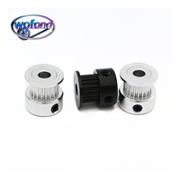Poulie de courroie crantée en alliage d'aluminium MXL XL HTD 2M 3M 5M 8M 14M 12 14 15 16 18 20 24 25 28 30 35 40 Dents