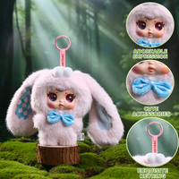 Jouets en peluche PVC personnalisés, figurines mystère, animaux Kawaii, figurines de collection, décoration de bureau et de voiture, cadeau pour filles