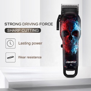 <span class=keywords><strong>Tondeuse</strong></span> électrique professionnelle Ubeator sans fil pour couper la barbe Machine à couper les cheveux Ice Fire <span class=keywords><strong>Skull</strong></span> Design Hair <span class=keywords><strong>Shaver</strong></span> Trimmer for - Product Image 2