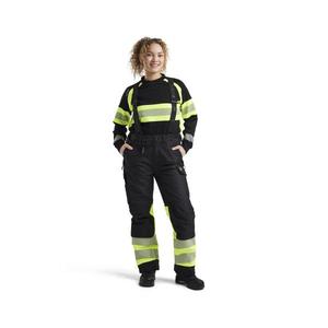 BLAKLADER - 187719779933SS Pantalones de concha de alta visibilidad Negro/Amarillo-EAN 7330509858783 ROPA DE TRABAJO DE 2017 - Product Image 4