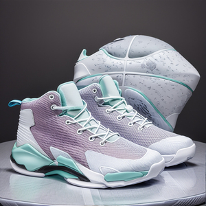 2024 trẻ em mới thể thao giày thể thao giày bóng rổ bé trai 8-9 tuổi học sinh tiểu học thiết kế lưới Mùa Đông hè - Product Image 5