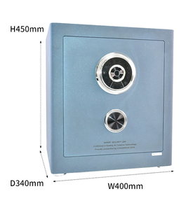 Chuan Kun CK-Aegis 45 Smart Home Safe All-Steel Anti-Theft Storage <b>Box</b> Fingerprint <b>Lock</b> Customizable for Home Office Use - Product Image 3