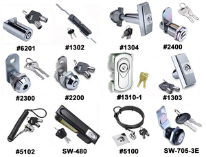 Nhà Máy Cung Cấp Quý Lần Lượt Khóa Phẳng Wafer Key Sáng Chrome Mạ Xi Lanh Khóa Kim Loại Tủ Cam Khóa - Product Image 4