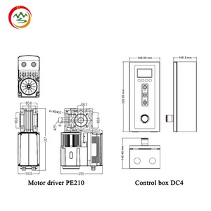 Usine directe 220V PVC fermeture à glissière de <span class=keywords><strong>porte</strong></span> à grande vitesse atelier de réparation <span class=keywords><strong>automatique</strong></span> ouvre-<span class=keywords><strong>porte</strong></span> flexible avec moteur rapide Design moderne - Product Image 3