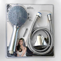 Ensemble de douche en acier inoxydable en gros pour usine, kit de douche à main pour salle de bain avec tuyau flexible, fournisseur OEM ODM
