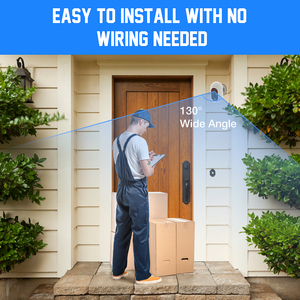 Trong nhà/ngoài trời, tầm nhìn ban đêm (2 camera Kit) hosmart 1080p không dây <span class=keywords><strong>Home</strong></span> an ninh Hệ thống camera với còi báo động - Product Image 2