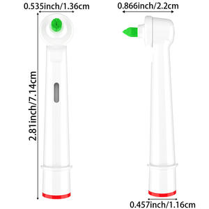 Têtes de rechange pour brosses électriques orthodontiques Matériau plastique à poils souples Garantie 1 an Compatible Oral-B Ortho & Power Kit 2 - Product Image 3