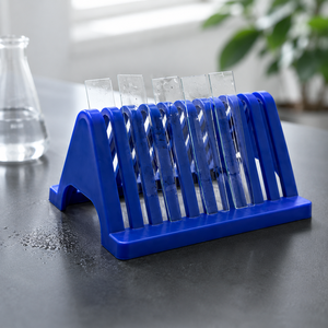 Degao Durable <b>Plastic</b> 10-well <b>Slide</b> Draining Rack Multiple Color Available For Clinical Inspection Teaching Laboratory - Product Image 6