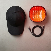 Casquette de baseball à diodes laser à lumière rouge 630nm pour thérapie capillaire à domicile
