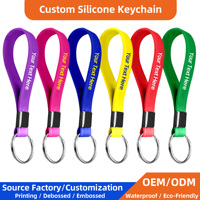 OEM/ODM promotionele siliconen sleutelhangers groothandel |   Sleutelhanger van siliconen met aangepast logo voor relatiegeschenken op bedrijfs evenementen |   Veilig materiaal