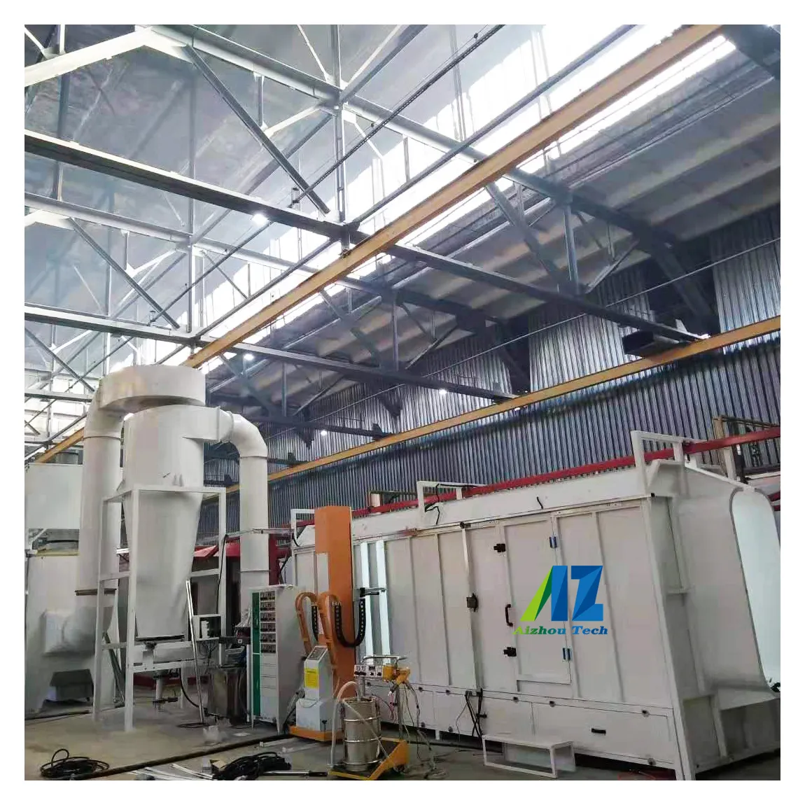 Fast Color Changing Electrostatic Spray Painting Line Automatic Powder Coating Line