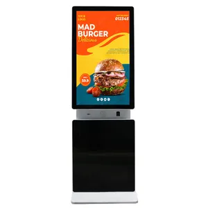 Roterende Touch Screen Kiosk 55 Inch Landschap Portret Interactieve Lcd Reclame Display Digitale Reclame Spelers