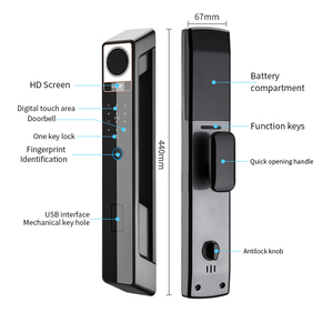 Home <strong>Security</strong> Smart Tuya WiFi Cerradura Intelligent Digital Lock <strong>APP</strong> <strong>Password</strong> Fingerprint Keyless Smart Door Lock - Product Image 5
