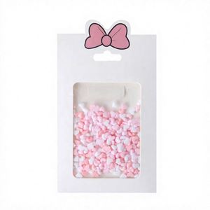<b>Plastic</b> Double Jelly Nail Sticker 24 Counts Press Nails Sticky Super Adhesive Tabs 3D French Christmas Nail <b>Glue</b> - Product Image 2