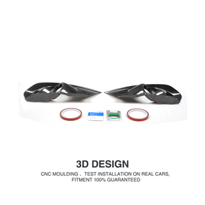 Sợi Carbon phía trước Sương Mù Ánh sáng Bìa Trims cho Ford Mustang GT <span class=keywords><strong>copue</strong></span> chuyển đổi 15-17 - Product Image 5