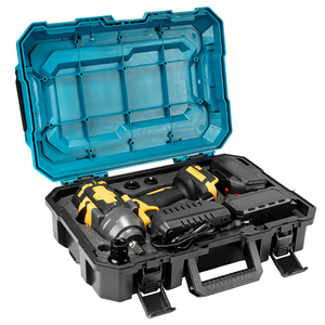 Clé à chocs industrielle sans fil 21V, couple élevé, moteur sans balais, batterie lithium-ion, 1/2 pouce, avec douilles, mallette, pour <span class=keywords><strong>voiture</strong></span>, camion, bricolage domestique, 800 - Product Image 1