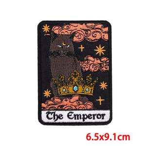 Toppe Ricamate Personalizzate Fai-da-Te da Applicare con Ferro da Stiro, Badge a Forma di Fiore dei Tarocchi per Camicie e Cappelli, Patch Ricamate Termoadesive - Product Image 4