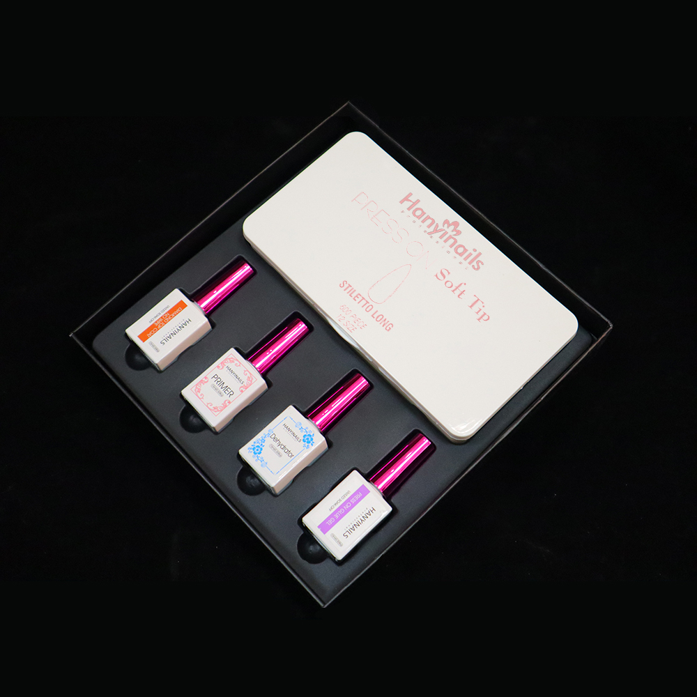 Quick Building Press on Nail 600pcs Box Nails Extension Kit Gel Nail ...