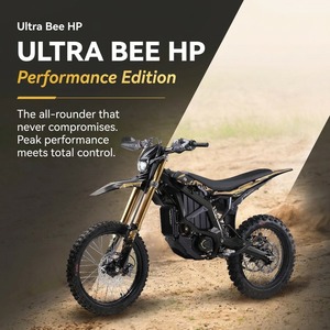 Nueva Motocicleta Todoterreno Eléctrica Surron Ultra Bee HP 225000W, Ligera, para Adultos, Color Negro Carbón y Marrón Desierto, en Stock - Product Image 3