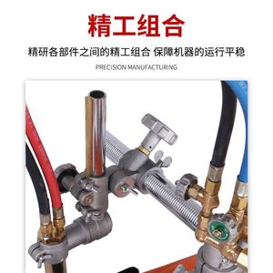 Machine de découpe à la flamme semi-automatique Cg1 100 30 à double torche, chariot linéaire, haute précision, type droit, équipement électrique 220V - Product Image 4