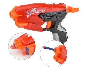 Fiesta de cumpleaños para niños Blaze <span class=keywords><strong>Storm</strong></span> Darts Blaster Toy con 5 Eva Soft Plastic Bullets Sabor Juego de disparos - Product Image 2