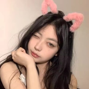 Diadema Transformable con Orejas <span class=keywords><strong>de</strong></span> Conejo y Encaje Sexy, Diadema <span class=keywords><strong>de</strong></span> Encaje con Puntos <span class=keywords><strong>de</strong></span> Moda Hecha a Mano para Fiestas y Eventos, Accesorios para el Cabello - Product Image 2