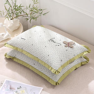 <span class=keywords><strong>Oreiller</strong></span> <span class=keywords><strong>de</strong></span> lit moderne 40x60cm en coton doux et respirant avec broderie papillon, protection du cou et rembourrage en coquilles <span class=keywords><strong>de</strong></span> <span class=keywords><strong>sarrasin</strong></span> - Product Image 2