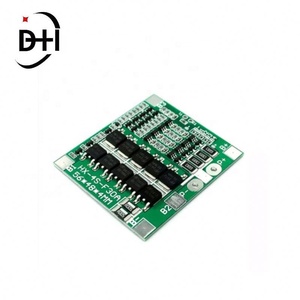 4S 30A 14.8V Li-Ion Lithium 18650 แบตเตอรี่ BMS แพ็คบอร์ดป้องกัน PCB สมดุล 45x56 มม.บอร์ดอิเล็กทรอนิกส์ - Product Image 2