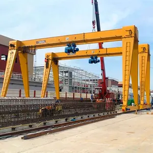 Grue chinoise grue à portique sur rail motorisée électrique 5 tonnes 10 tonnes 40 tonnes avec palan à vendre