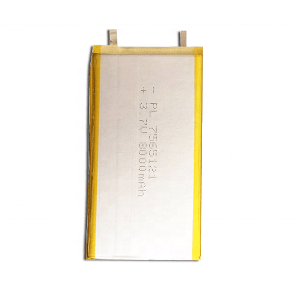7565121 8000mAh 3.7v hard case drone lithium ion polymer battery cells pack-ion e-bike battery