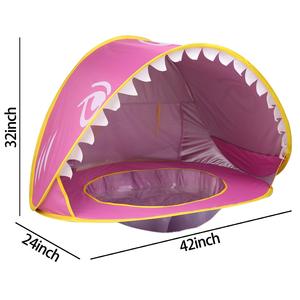 Tente <span class=keywords><strong>de</strong></span> plage intérieure et extérieure pour bébé, abri solaire pour piscine avec protection UV, ombre pour bébé et famille - Product Image 6