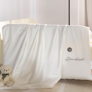 Hot Bán Trẻ Em Hữu Cơ Bông Chăn Bộ Đồ Giường Đặt Trẻ Em Phòng Ngủ Chăn Bedcover Màu Xanh In Ấn Chăn Chăn Comforter Cho Bé - Product Image 6