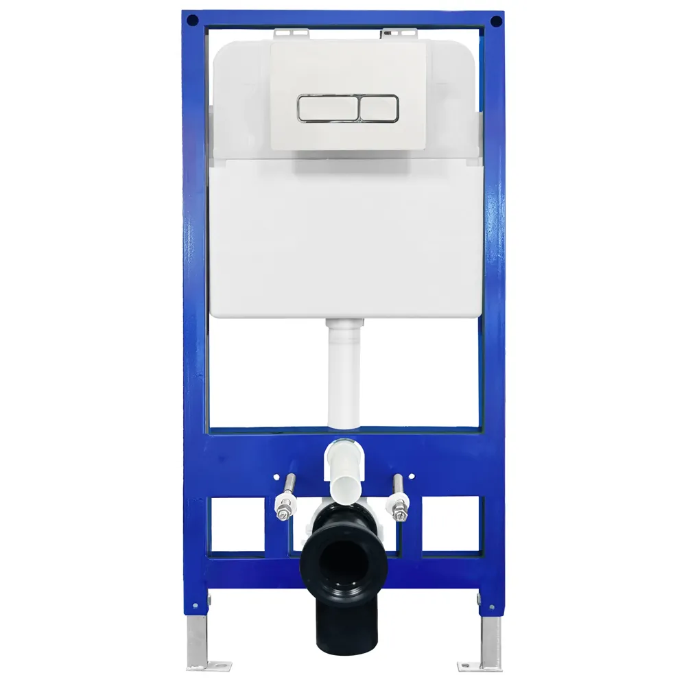 Wc sospeso più venduto facile installazione cassetta per wc a incasso semplice ed elegante con telaio ad alta densità