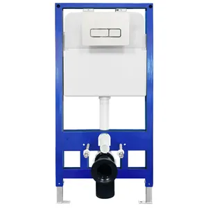 Top selling wall hung toilet easy installation simple stylish concealed flush toilet cistern with high-density frame