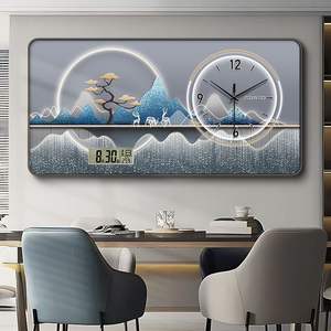 Nueva pintura moderna de decoración de restaurante con calendario perpetuo electrónico, pintura de pared de salón de Porcelana de cristal de lujo - Product Image 5