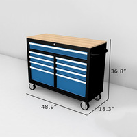 Chariot d'atelier mobile multifonctionnel pour réparation automobile, chariot à outils robuste, armoire à outils, chariot à outils pour quincaillerie