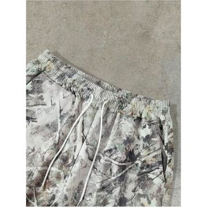 กางเกงคาร์โก้ลายพรางผู้ชายทรงหลวม เอวยางยืด มีเชือกผูก ระบายอากาศได้ดี มีกระเป๋าหลายช่อง สไตล์สตรีทแวร์ - Product Image 5