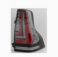 Nouvel ensemble de feux arrière LED transparents/rouges modifiés pour voitures, pour Lexus GX460 2010-2017 et Toyota LC Prado 2018-2023, mise à niveau des feux arrière