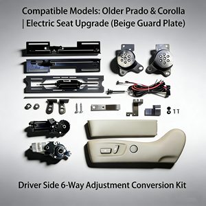Sièges conducteur et passager électriques à réglage 4 directions, compatibles OEM pour Toyota Land Cruiser Prado LC250 (2018-2024) - Pièces de siège - Product Image 3