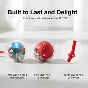 Juguete Interactivo para Gatos, Pelota Rodante Activada por Movimiento con Luz LED, Equipo de Entretenimiento Automático para Mascotas - Product Image 6