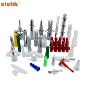 Elehk Plastic Wall Plug Anclajes de nailon PE Plastic Anchors M6 M8 Self-Drilling Drywall Hollow Wall Anchor - Product Image 1