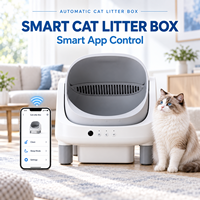 QKEE Entrepôt UE 2026 Nouvelle Litière Intelligente Automatique Ti+ pour Chats, Bac à Litière Autonettoyant pour Chats