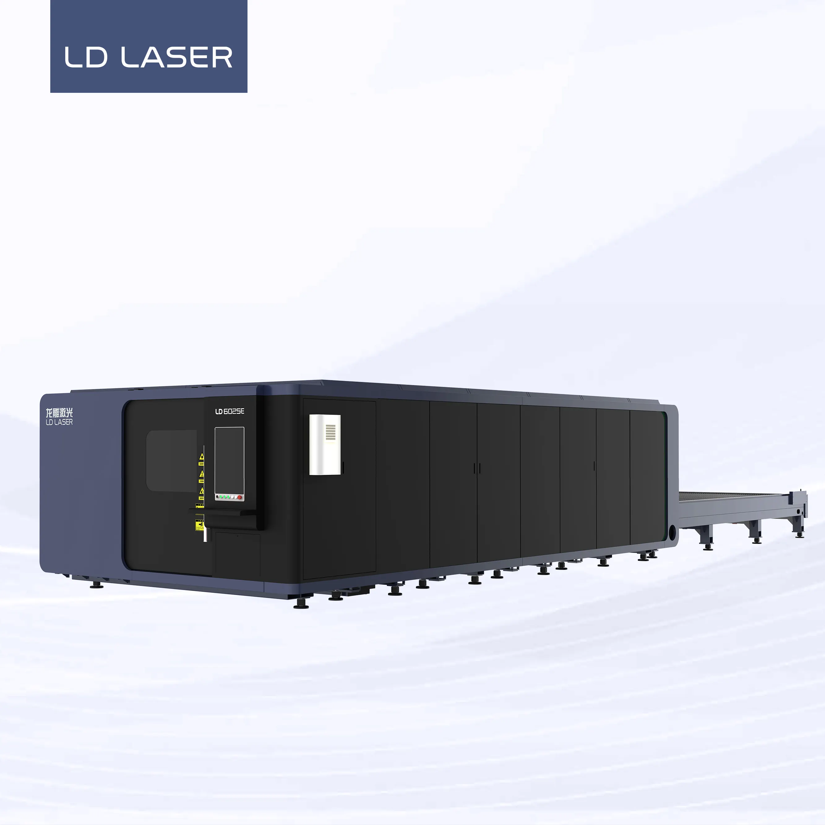 Cnc-máquina de corte láser de fibra de metal, cortador industrial, equipo láser
