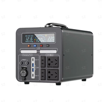 Centrale solaire électrique portable 1000W 110V 220V avec contrôleur MPPT système de batterie de panneau solaire