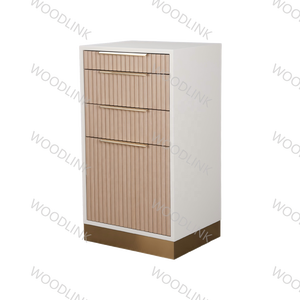 2023 trendy tambour salon station china professional hair salon interior design furniture - Product Image 1