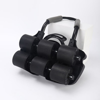 FDFIT Roue abdominale transfrontalière avec support coudes 4/6 points, à retour automatique et fonction de comptage, pour usage domestique et entraînement de base en intérieur